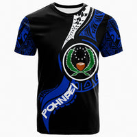 Pohnpei T Shirt Micronesia Pride LT12 Black - Polynesian Pride