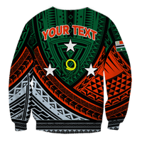 (Custom Personalised) Vanuatu Penama Province Tribal Pattern Sweatshirt - LT12 - Polynesian Pride