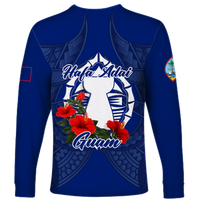 Hafa Adai Guam Legend Long Sleeve Shirt - LT12 - Polynesian Pride