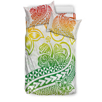 Polynesian Tribal Tattoo Retro Bedding Set Gradient 02 Screen Color LT9 - Polynesian Pride