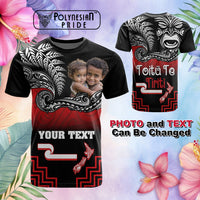 Custom Photo Aotearoa Toitu Te Tiriti T Shirt New Zealand Honour the Treaty - Fight Together CTM03 Multicolor - Polynesian Pride