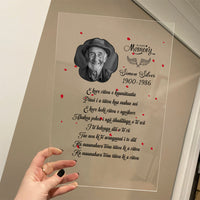 Custom Photo New Zealand ANZAC Day Memorial Acrylic Plaque We Will Remember You