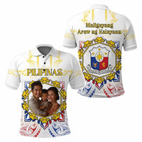 Custom Photo Philippines Independence Day Polo Shirt Maligayang Araw ng Kalayaan Barong Patterns