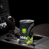 Custom AAPI Heritage Month Tumbler Cup Polynesian Tribal Tattoo
