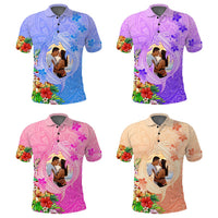 Custom Photo Polynesia Polo Shirt Polynesian Shark Pattern CTM05 - Polynesian Pride