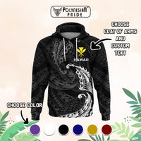 Custom AAPI Heritage Month Hoodie Polynesian Tribal Wave