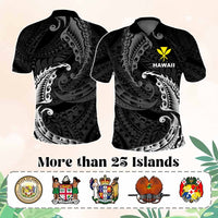 Custom AAPI Heritage Month Polo Shirt Polynesian Tribal Wave CTM05 Multicolor - Polynesian Pride