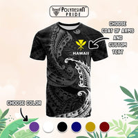 Custom AAPI Heritage Month T Shirt Polynesian Tribal Wave CTM05 - Polynesian Pride
