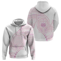 Custom Photo Samoa White Sunday Hoodie Lotu Tamaiti Teuila With Samoan Siapo CTM05 - Polynesian Pride