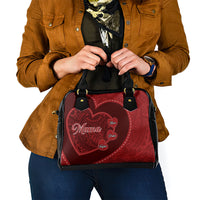 Custom Photo Happy Mother's Day Shoulder Handbag Polynesian Pattern CTM05 - Polynesian Pride