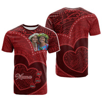 Custom Photo Happy Mother's Day T Shirt Polynesian Pattern CTM05 - Polynesian Pride