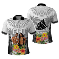 Custom Photo Fiji Day Polo Shirt Tropical Vibes
