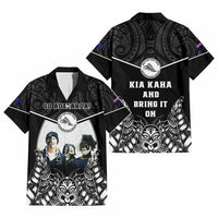 Custom Photo New Zealand Fern Rugby Hawaiian Shirt Maori Pattern CTM05 - Polynesian Pride