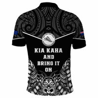 Custom Photo New Zealand Fern Rugby Polo Shirt Maori Pattern CTM05 - Polynesian Pride