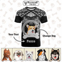 Custom Dog T Shirt With Polynesian Pattern CTM05 - Polynesian Pride