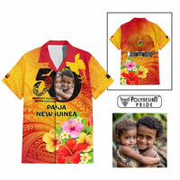Custom Photo Papua New Guinea 50th Years Hawaiian Shirt Hapi De bilong Indipendens Papua Niugini CTM09 Multicolor - Polynesian Pride