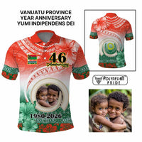 Custom Photo Penama Province Polo Shirt Vanuatu Yumi Indipendens Dei CTM09 Multicolor - Polynesian Pride