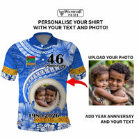 Custom Photo Tafea Province Polo Shirt Vanuatu Yumi Indipendens Dei