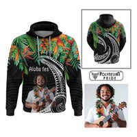 Custom Photo Polynesian Tribal Tattoo with Tropical Vibe Hoodie