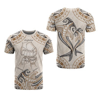 Custom Fist Bump Father's Day Sign T Shirt Polynesian Shark Tribal Tattoo CTM09 - Polynesian Pride