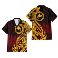 Custom Provinces of Papua New Guinea Hawaiian Shirt Bird of Paradise Polynesian Tribal CTM09 - Polynesian Pride