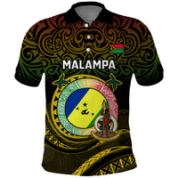 Custom Vanuatu Provinces Polo Shirt Coat Of Arms Mix Flag - Polynesian Pride