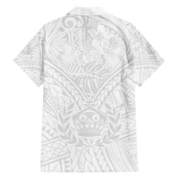 Tonga White Sunday Hawaiian Shirt Polynesia Flower LT9 - Polynesian Pride