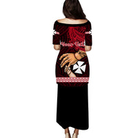 Personalised Father Day Wallis and Futuna Puletasi Dress I Love You Dad LT14 - Polynesian Pride