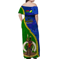 Vanuatu Malampa Province Matching Hawaiian Shirt and Dress Turtle Sand Drawing Unique Tapa LT14 - Polynesian Pride