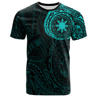 Philippines Polynesian T-Shirt - Polynesian Tattoo Style Adult Turquoise - Polynesian Pride