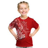 (Custom Personalised) Hammerhead Shark T Shirt Kid Polynesian Red Style LT6 Youth XL Size14 - Polynesian Pride