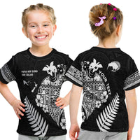 (Custom Personalised) Papua New Guinea and New Zealand T Shirt KID Maori Polynesian LT13 Youth XL Size14 - Polynesian Pride