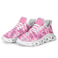 Alaka Aloha Hawaii Clunky Sneakers Plumeria Lei With Palaka Motif - Polynesian Pride