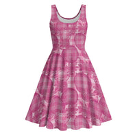 Alaka Hawaii Breadfruit Palaka Motifs Midi Dress