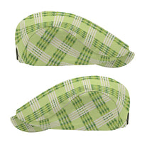 Aloha Hawaii Pakalana Pikake Lei Jeff Hat Palaka Inspired Hawaiian-plaid Pastel Green