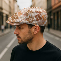 Aloha Hawaii Palaka Tuberose Lei Jeff Hat Hawaiian Quilt Seamless Style - Polynesian Pride