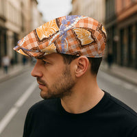 Aloha Hawaii Tiki Palaka Motifs Jeff Hat Honohono Lei Orange Elegant Vibes LT14 - Polynesian Pride