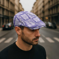 Aloha Hawaii Tiki Palaka Motifs Jeff Hat Honohono Lei Purple Elegant Vibes LT14 - Polynesian Pride