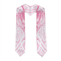 Aotearoa Kowhaiwhai Poutama Pink Motif Graduation Stole