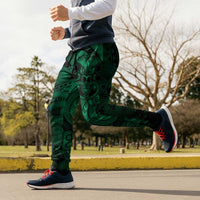 Aotearoa Maori Hei Tiki Jogger Pants Kakariki Kowhaiwhai Puhoro Motif