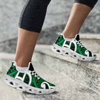 Aotearoa Maori Kowhaiwhai Clunky Sneakers Kakariki Puhoro and Patiki