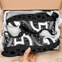 Aotearoa Maori Kowhaiwhai Clunky Sneakers Kiwikiwi Puhoro and Patiki