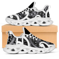 Aotearoa Maori Kowhaiwhai Clunky Sneakers Kiwikiwi Puhoro and Patiki