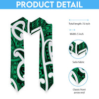Aotearoa Maori Kowhaiwhai Graduation Stole Kakariki Puhoro and Patiki