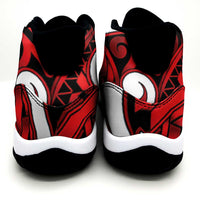 Aotearoa Maori Kowhaiwhai Sneakers J11 Whero Puhoro and Patiki