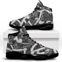 Aotearoa Maori Kowhaiwhai Sneakers J13 Kiwikiwi Puhoro and Patiki