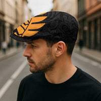 Australia New Zealand Rugby Jeff Hat Gold Aboriginal Wallabies and Maori Black Fern - Polynesian Pride