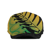 Australia New Zealand Rugby Jeff Hat Gradient Aboriginal Wallabies and Maori Black Fern - Polynesian Pride