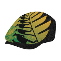 Australia New Zealand Rugby Jeff Hat Gradient Aboriginal Wallabies and Maori Black Fern - Polynesian Pride