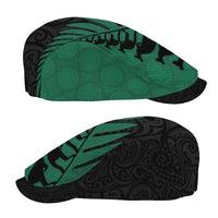 Australia New Zealand Rugby Jeff Hat Green Aboriginal Wallabies and Maori Black Fern - Polynesian Pride